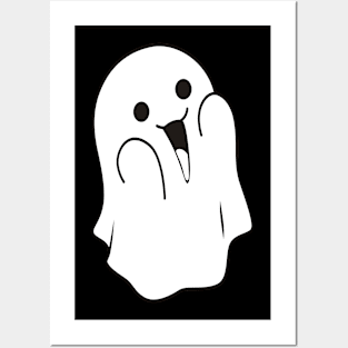 Cute Ghost Posters and Art